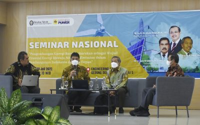The Faculty of Engineering Undip collaborated with PT. Indonesia Power held a National Seminar on Renewable Energy